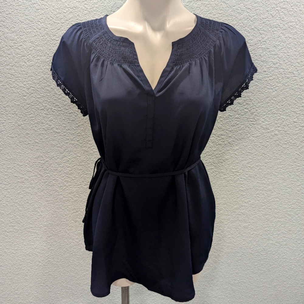 2 Blue 💙 💙 Motherhood Maternity Tunics, S/M